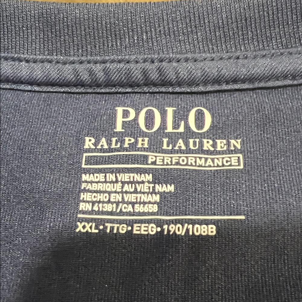 Polo by Ralph Lauren Men's Deep Blue Tee , NWT 10/10 condition - Picture 5 of 7